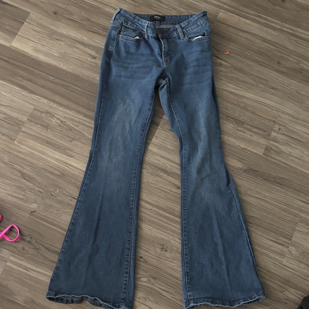 Women's Blue Flared Jeans